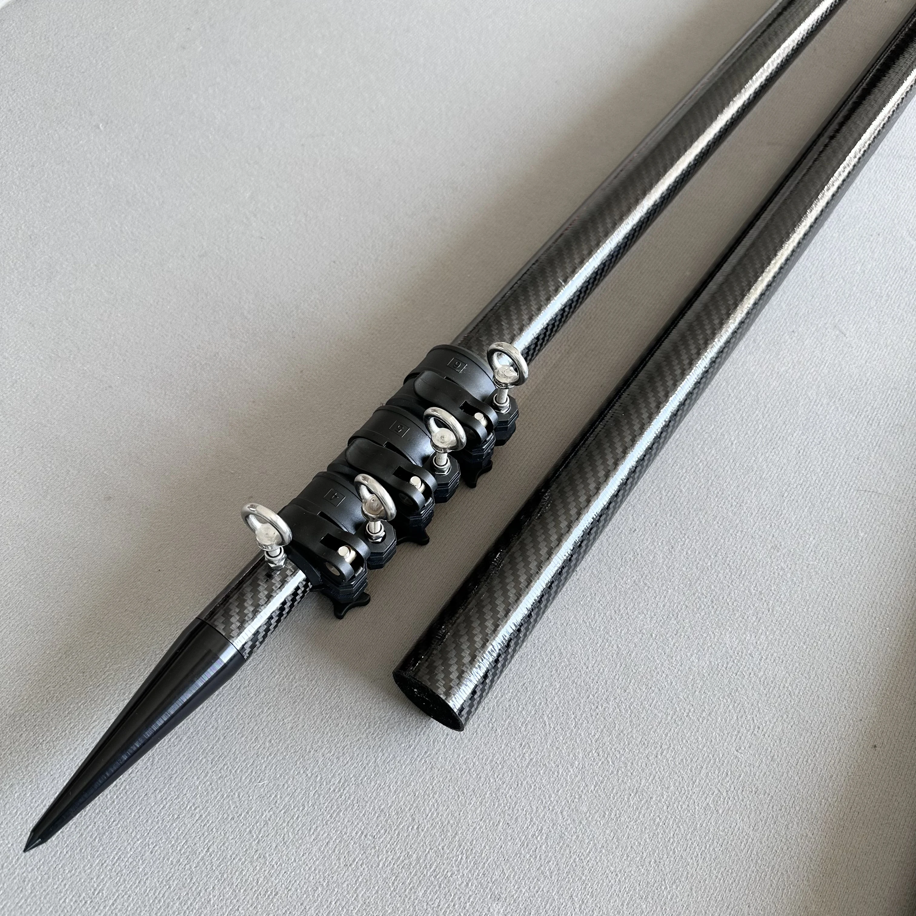 Popular High Performance Customized OEM 3k 15ft 18ft 20ft 22ft Carbon Outrigger Pole Telescoping Fishing Outriggers Pole