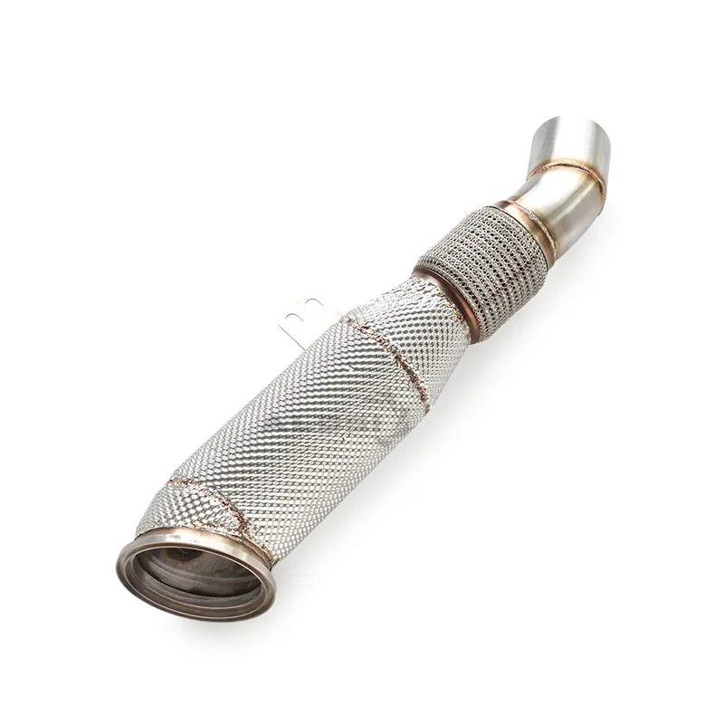 ALOSI Factory 840 3.0T G14 G15 G16 2019-2023 Stainless Steel Exhaust Downpipe Heat Shield with Catalytic