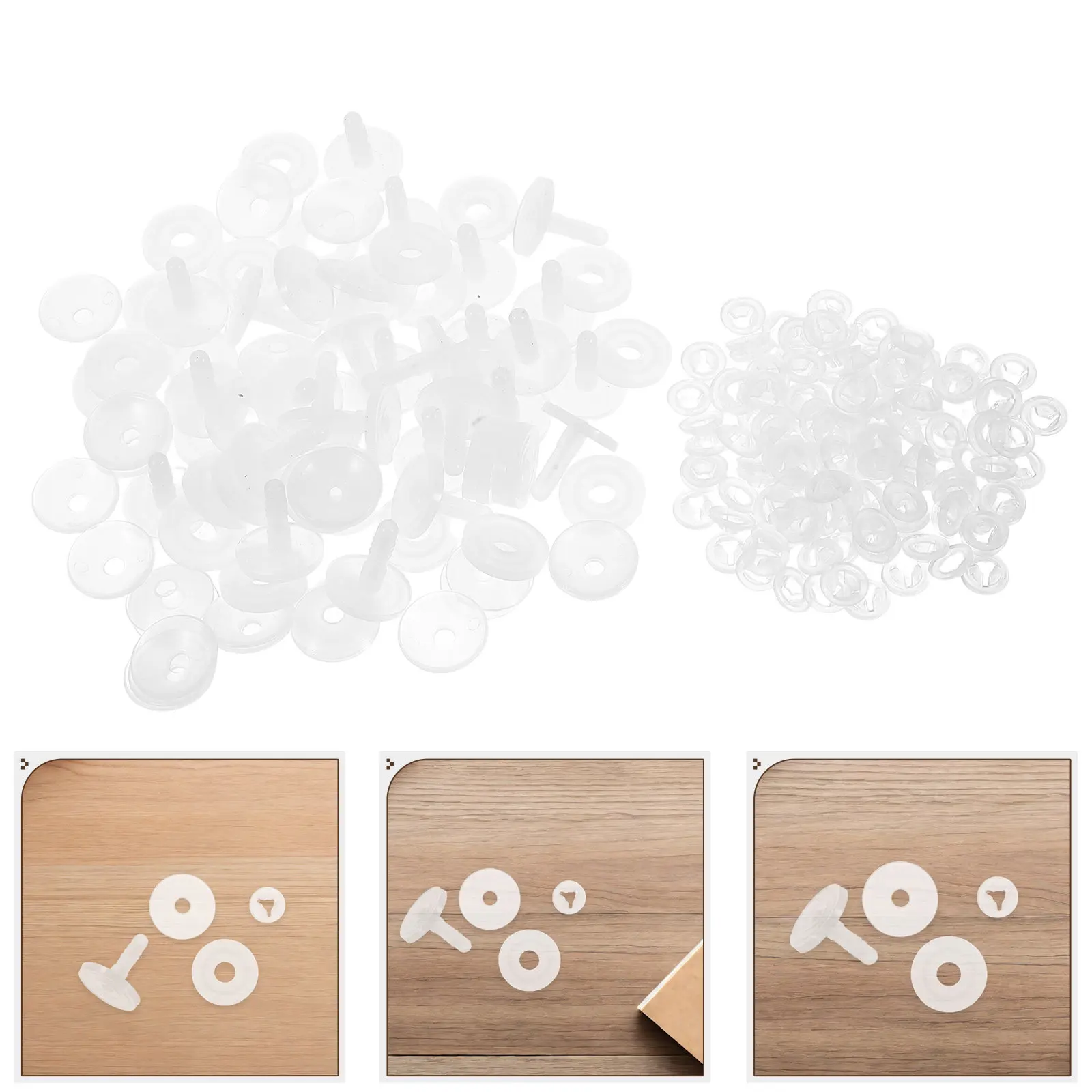 

1Set Durable Plastic Joint Connectors for DIY Soft Animal Making Movable Limbs Head Flexible Ball Socket Crafting