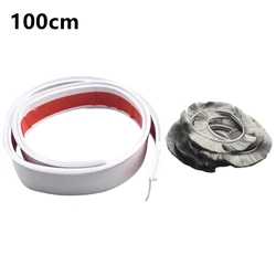 100CM Door Bottom Brush Seal Strip Insectproof Soundproof Door Bottom Seal Strip TPE Brush Door Stop Self-adhesive Strip