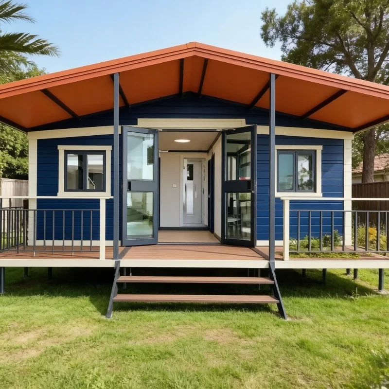 40ft Luxury Expandable Container House 4 Bedroom Prefab Tiny Home for Family Living