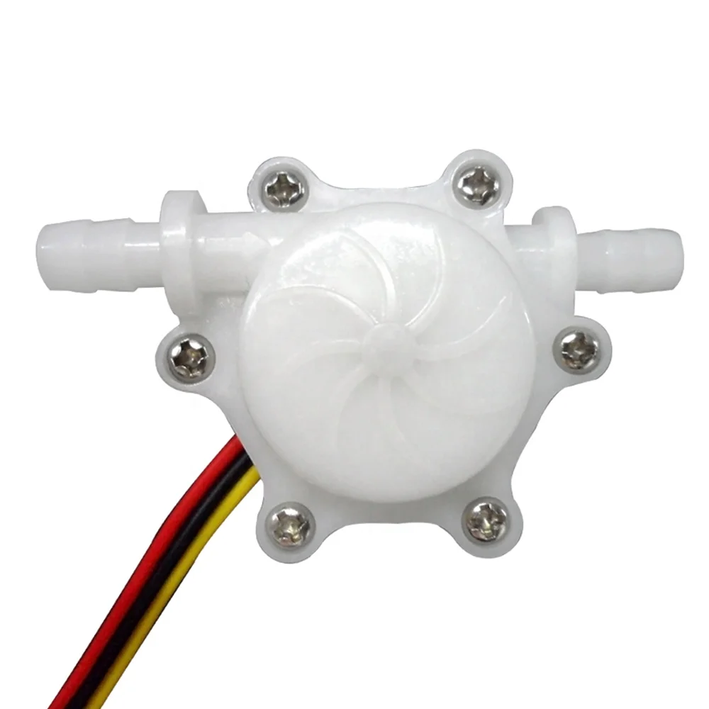 micro electronic liquid flow switch flowmeter water flow rate sensor