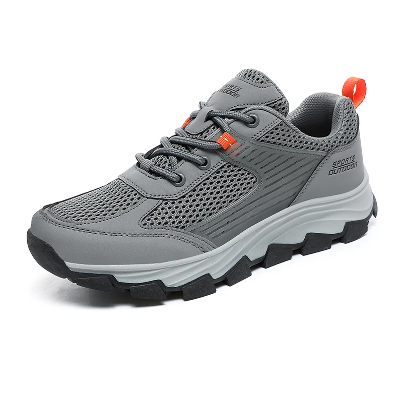 

Casual Sneakers Women Lace-up Anti-slip Comfortable Outdoor Hiking Shoes Men Air Mesh Breathable Soft Low-top Running Shoes Men
