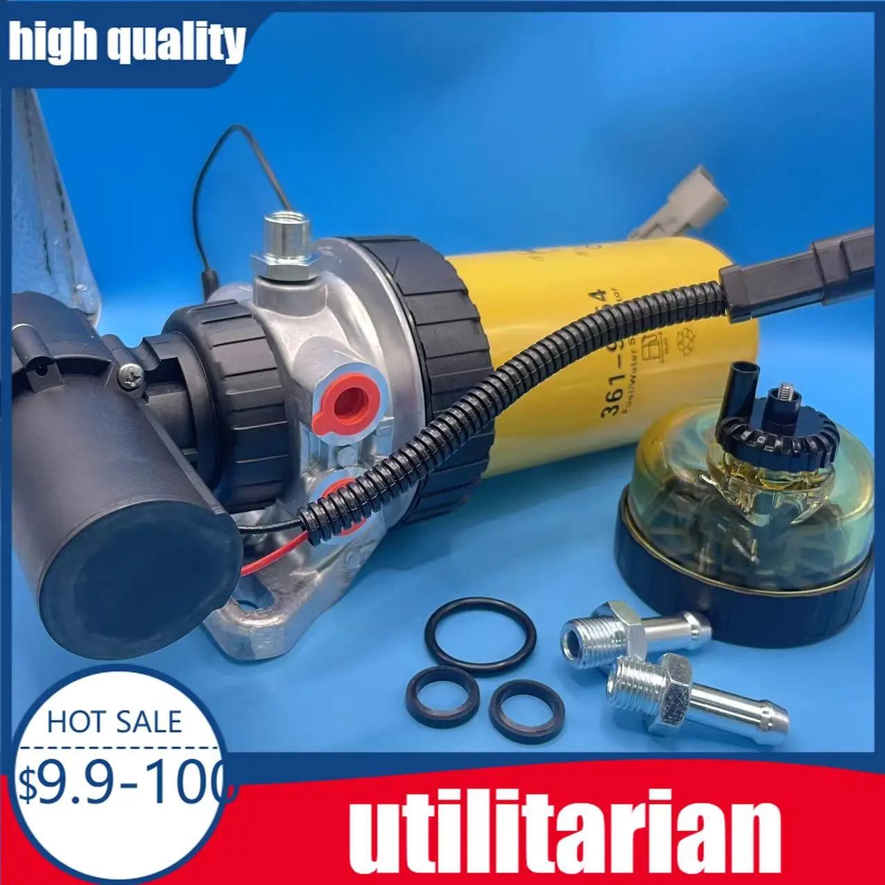 361-9554 3619554 C2.2 C6.6 228-9129 414E 416D 416E 420D for CAT Oil Fuel Water Separator Filter