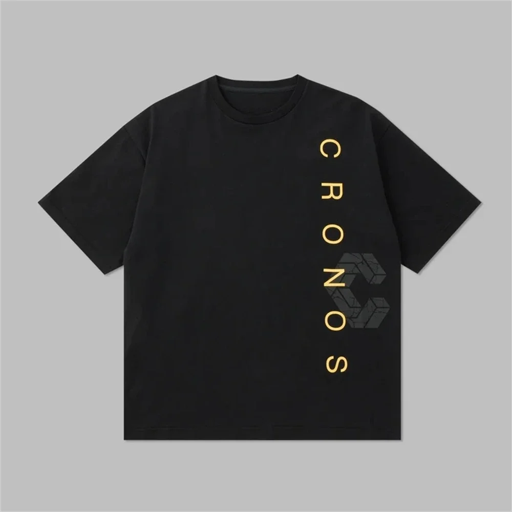 クロノスメンズ半袖スポーツ Tシャツ綿ルーズランニング Tシャツ