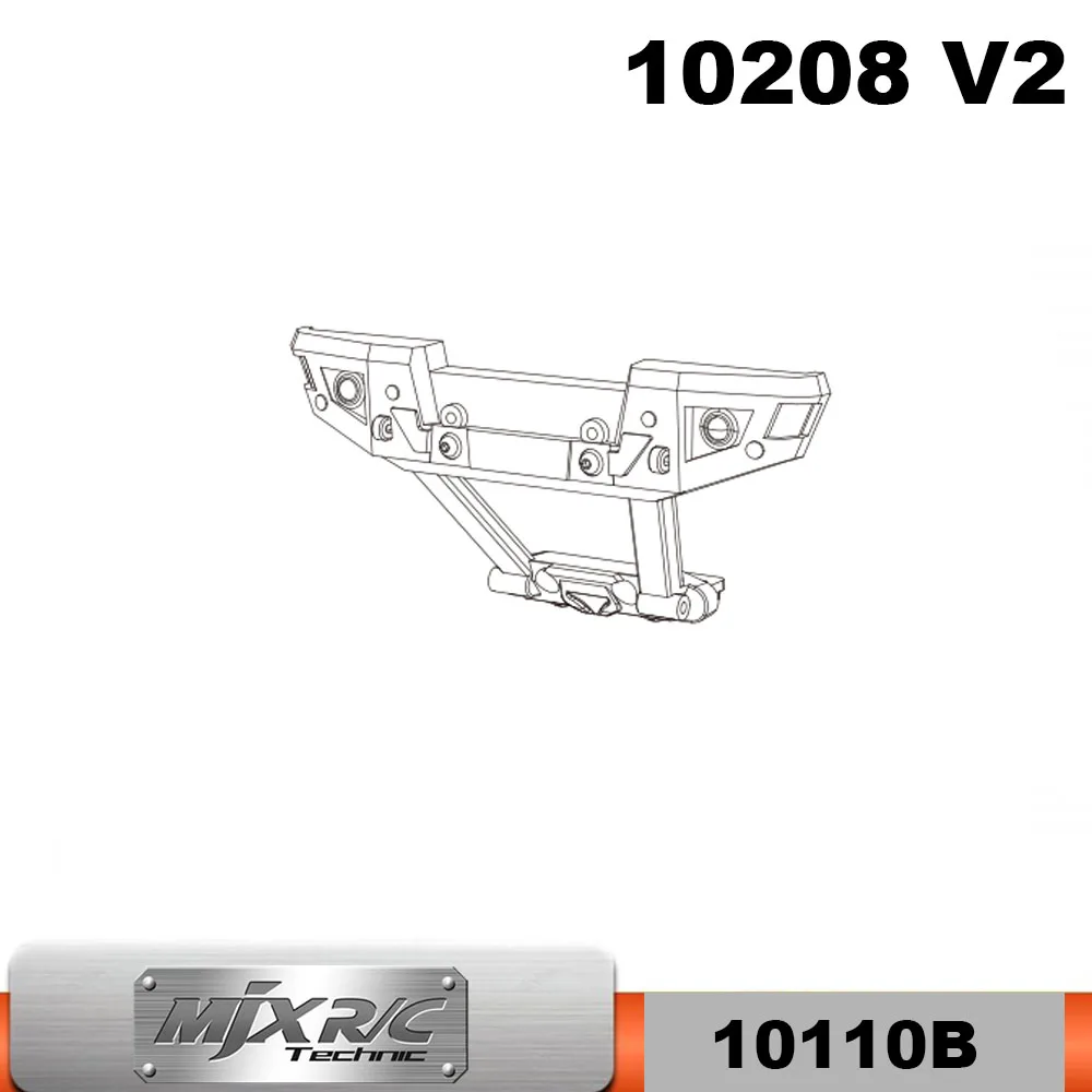 MJX Hyper Go 10208 V2 Rear Bumper - Part Number 10110B