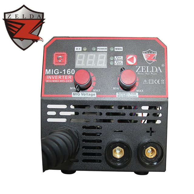 Multifunction 2 in 1 flux core welding machine portable 160a gasless mig welder