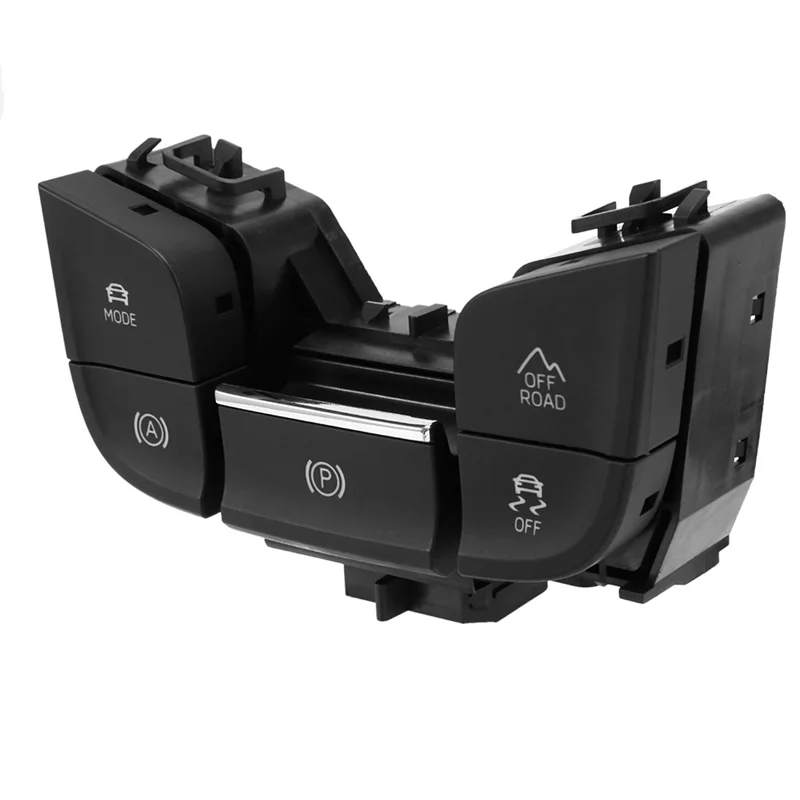 زر تبديل فرملة اليد الإلكترونية سهل الاستخدام ESP HAS 566927225B لسكودا كودياك 2017-2024 مفتاح ركن السيارة مضاد للانزلاق #3