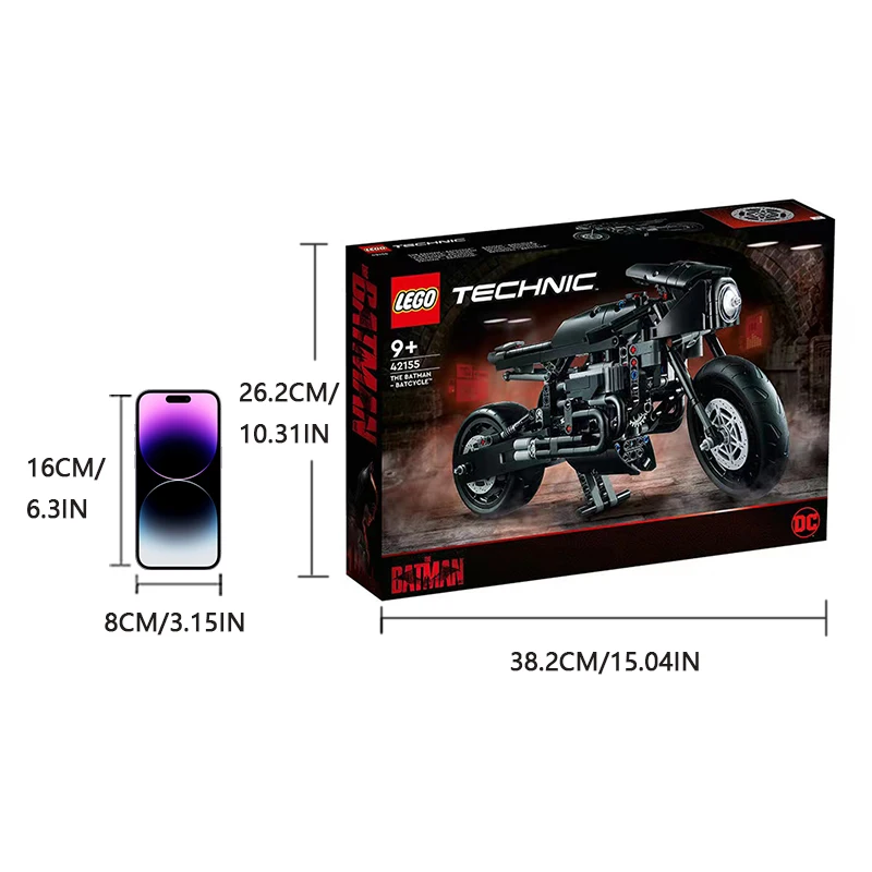 42155  THE BATMAN – BATCYCLE building block