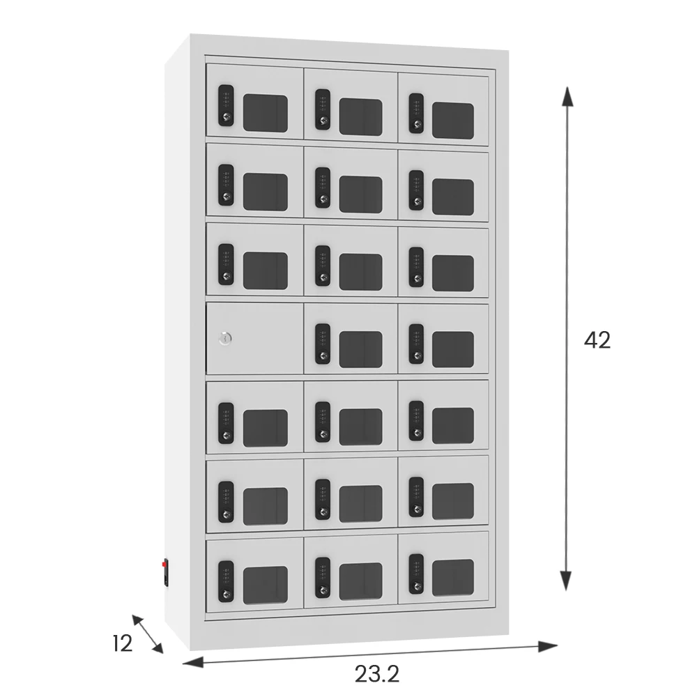 Modern Design The Lowest Price 21 Door Mobile Phone Charging Stations Shared Power Bank Station For Phones