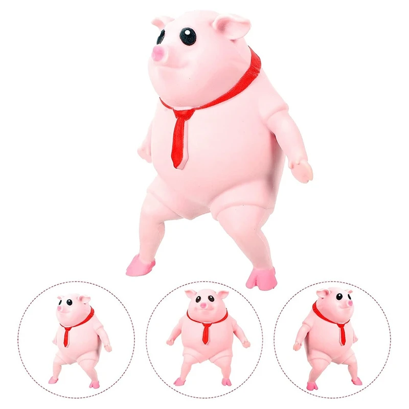 Piggy Squeeze Toy Sensory Stress Toy For Kids Adults, Decompress , Funny Pig Man Sensory Stress Toy For Girl Boy