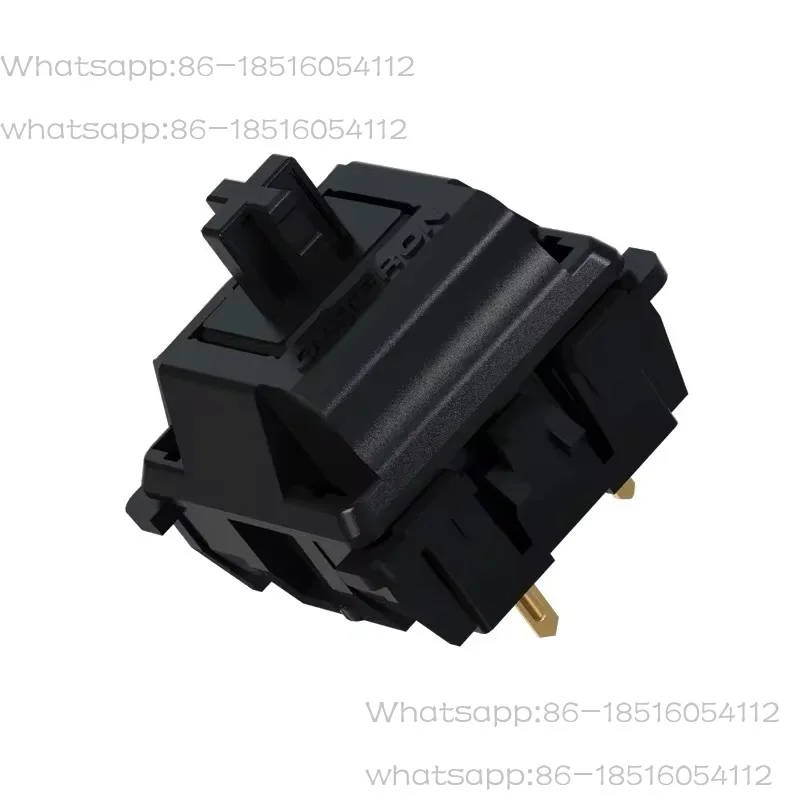 Oil King Switch 5 Pin Hot Swap Black Original Factory Lubrication Linear Switch 55gf For Gaming Mechanical Keyboard