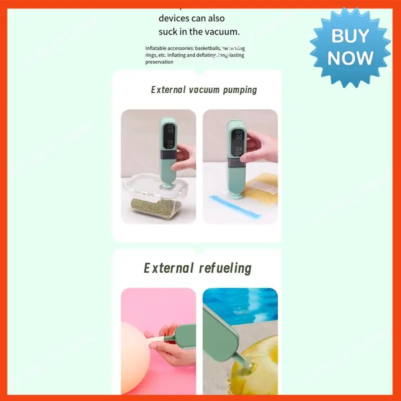 BISM USB充電式真空シーラー自動食品シーラーとスナックシーリングシステム、5つのシーラーバッグ付き、スナック保存に最適