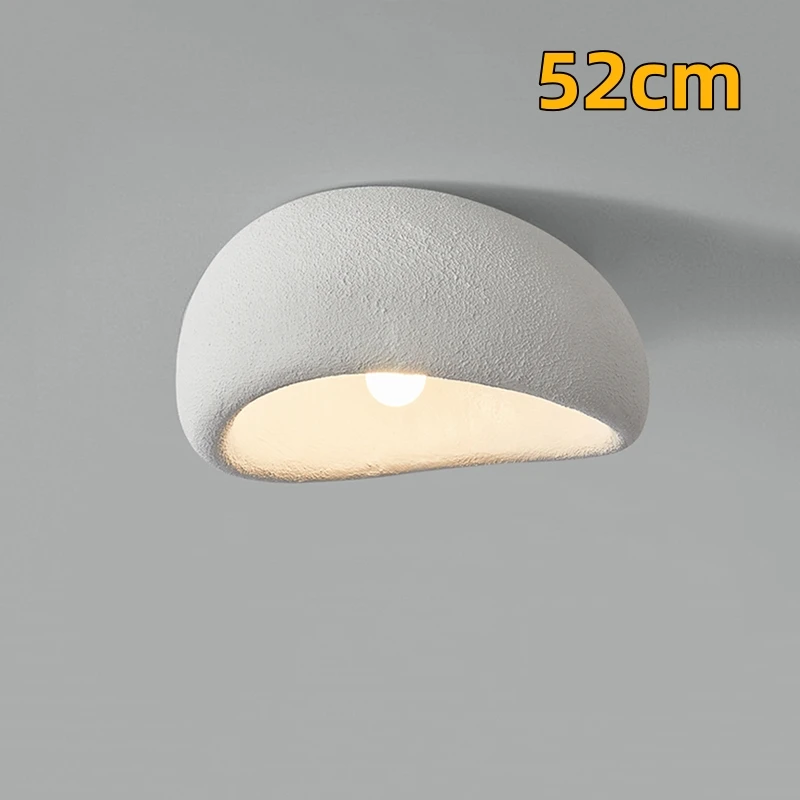 

Modern Wabi Sabi Ceiling Light, Popular LED Light, Nordic, Simple, White, Decorative, Living Room, Room Light, 52 cm