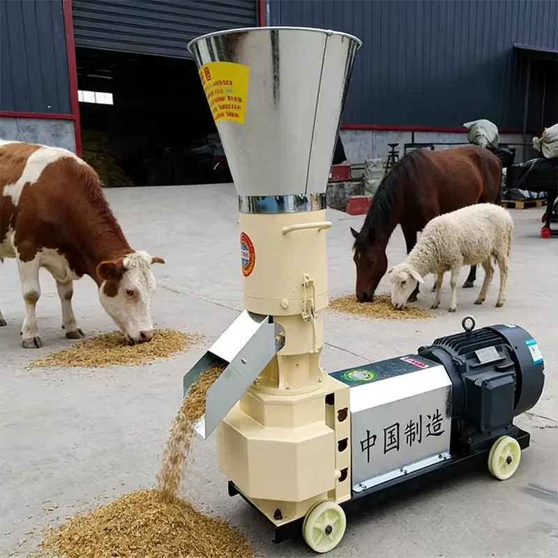 Chicken Feed Pellet Machine Portable Lightweight Safe Protection Rust Proof Structure Household Small Farm Feed Making