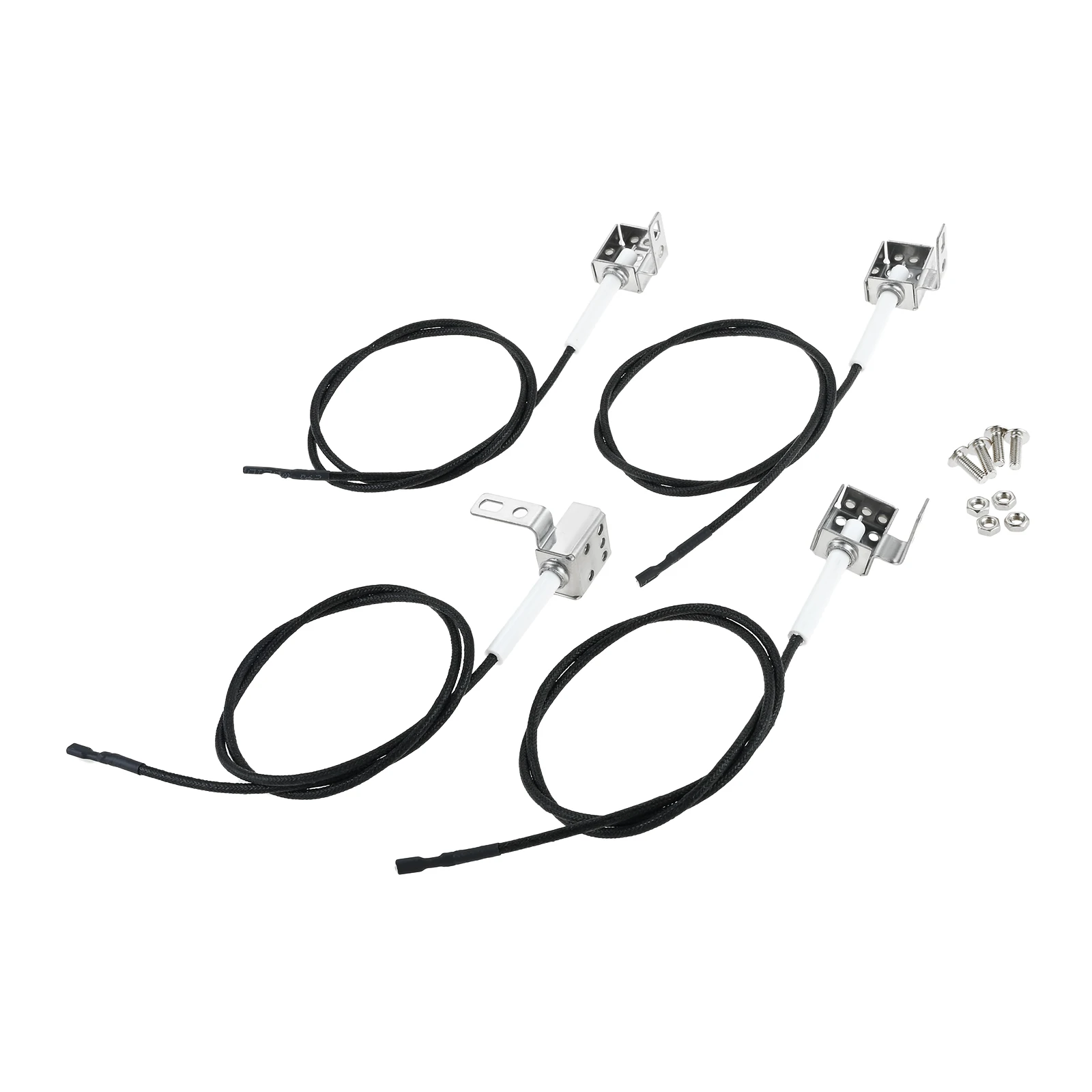 4Pcs Grill Electrode Igniter Compatible for Master Forge BG179 Series Ignition Wire Replace BG179A IG-49B BG1793B-A BG179C CIMF1