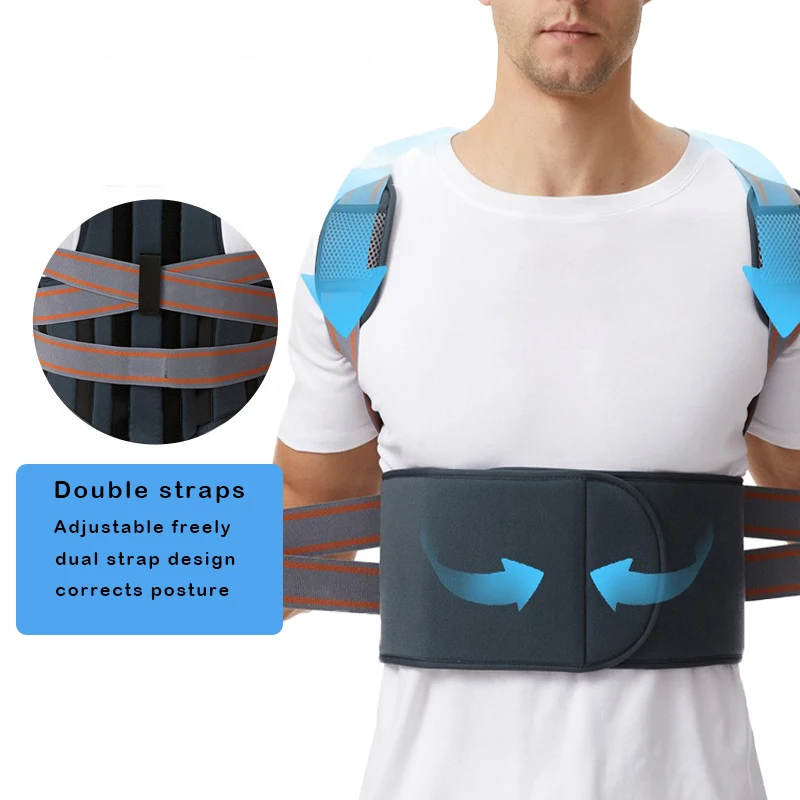 قطعة واحدة من MuqiNush لتصحيح وضعية الظهر وكتف مسامي لتحسين وضعية الجسم مناسبة لتعلم مكتب تدريب اللياقة البدنية #5