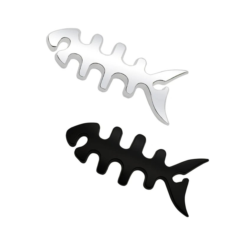 

Car Sticker Metal Emblem Fish Bone Badge Trunk Decal for Toyota Honda BMW Suzuki Opel Seat Motorcycle Tuning Accessories