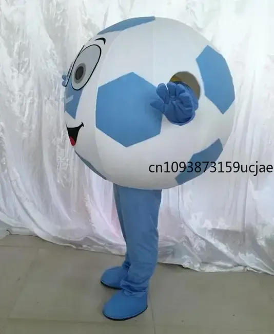 Football Mascot Costume Cosplay Football Costume Adult Cartoon Character Outfit Fancy Dress Suit Birthday Mask Party