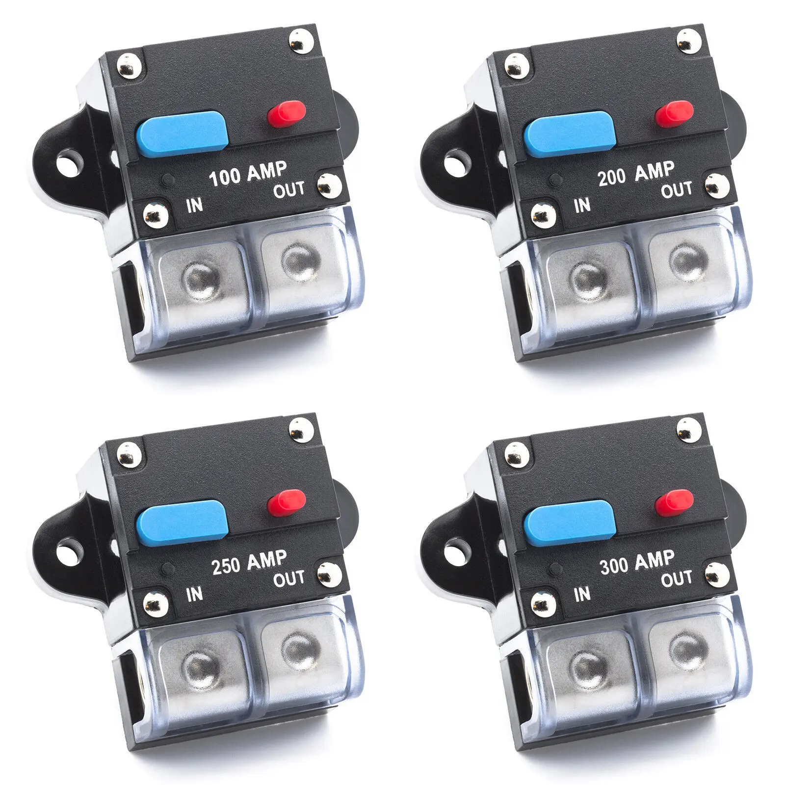 Imagem -03 - Interruptor Resettable do Fusível do Carro e do Caminhão Interruptor Automático Recuperação do Auto 100a 200a 250a 300a 12v 24v 48v