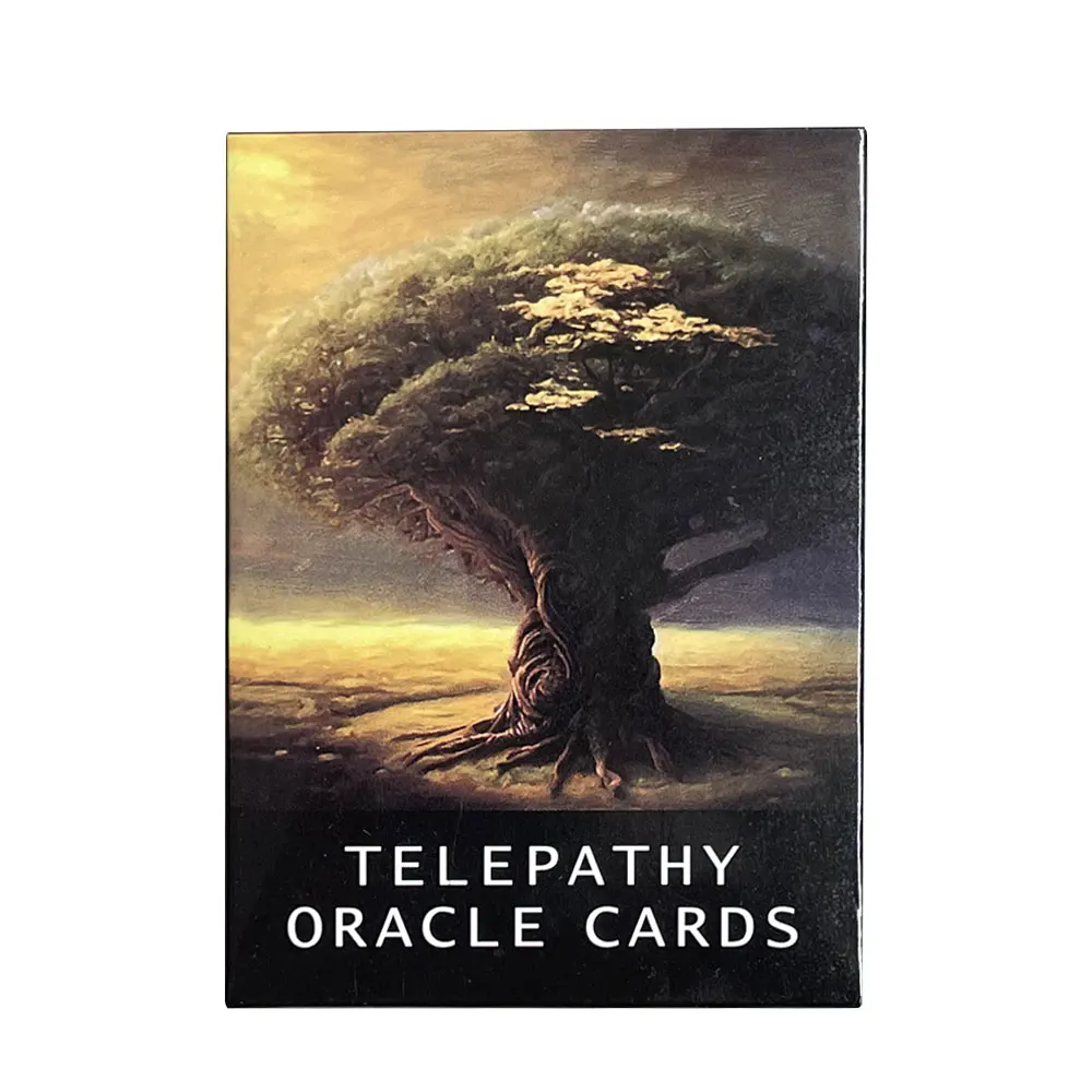 Telepathy Oracle Cards of Tree A 56 Deck Tarot English Visions Divination Edition Borad Playing Games