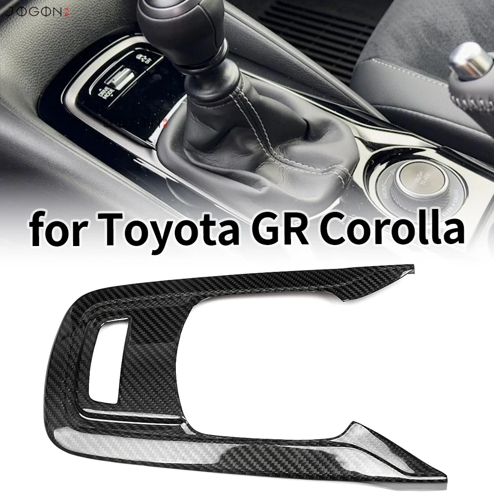 

100% Real Carbon Fiber MT Gear Console Panel Protective For Toyota GR Corolla Circult Core Hatchback 2023 2024 2025 Interiors