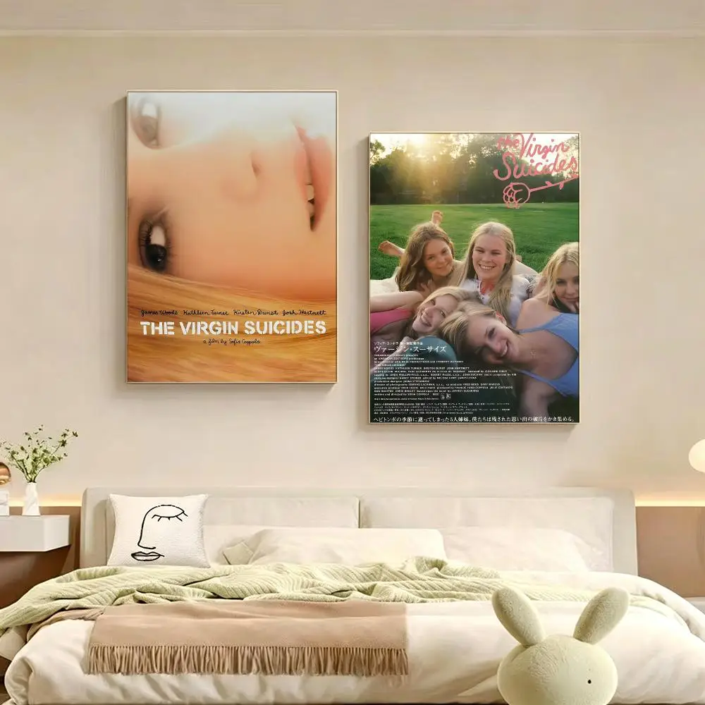 Movie The Virgin Suicides Poster Poster Multiple Sizes  frameless Creamy Style Wall Art Home Decor For Living Room Bedroom gift