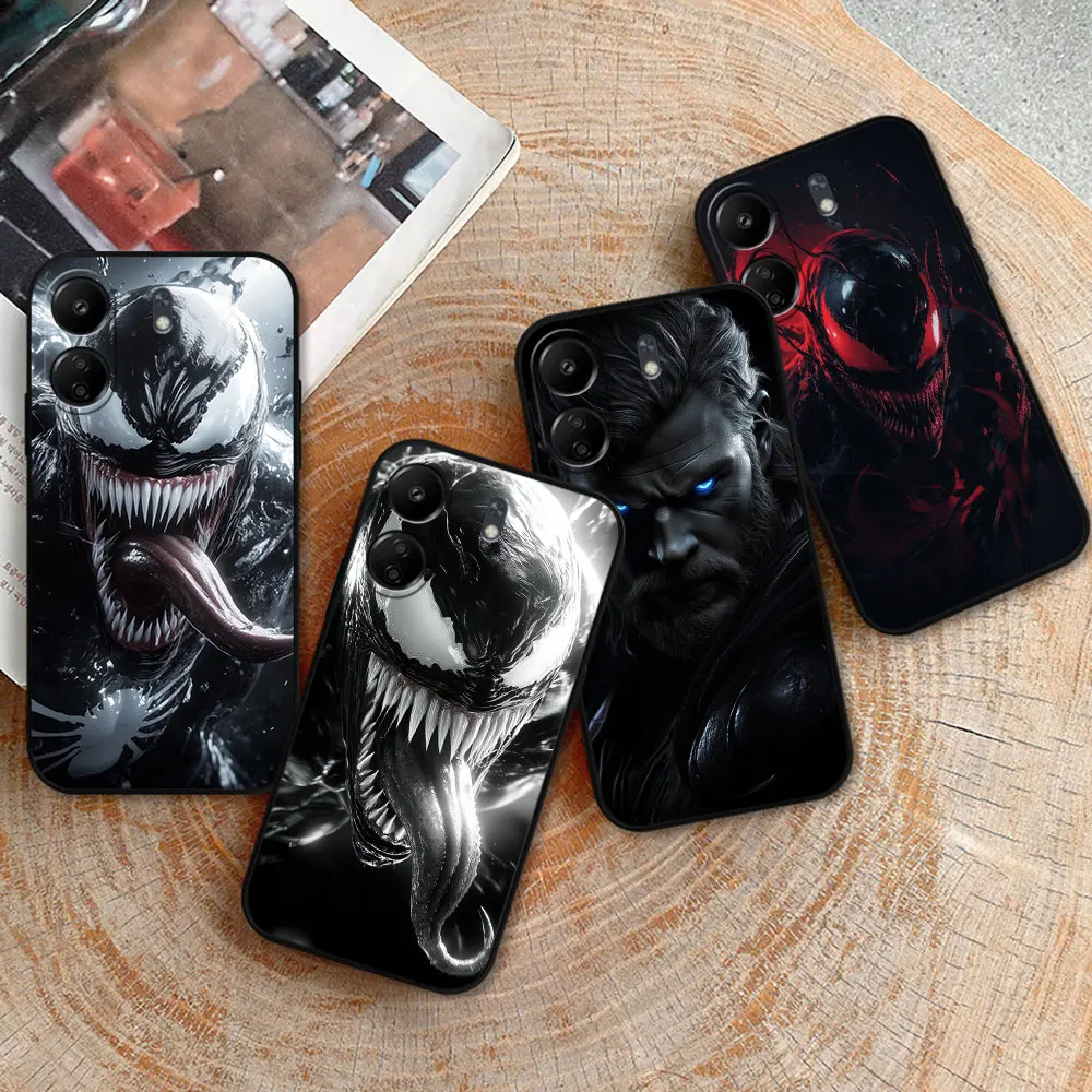 Marvel Venom 3 The Last Dance Phone Case For Redmi 14C 13C 12 12C 10 10C 9 9A 9C 8 8A 7A A2Plus A1 K60 K40 Ultra Pro Black Cover