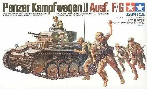 Tamiya 35009 1/35 Scale Tank Model Kit German Panzer Kampfwagen II Ausf.F/G