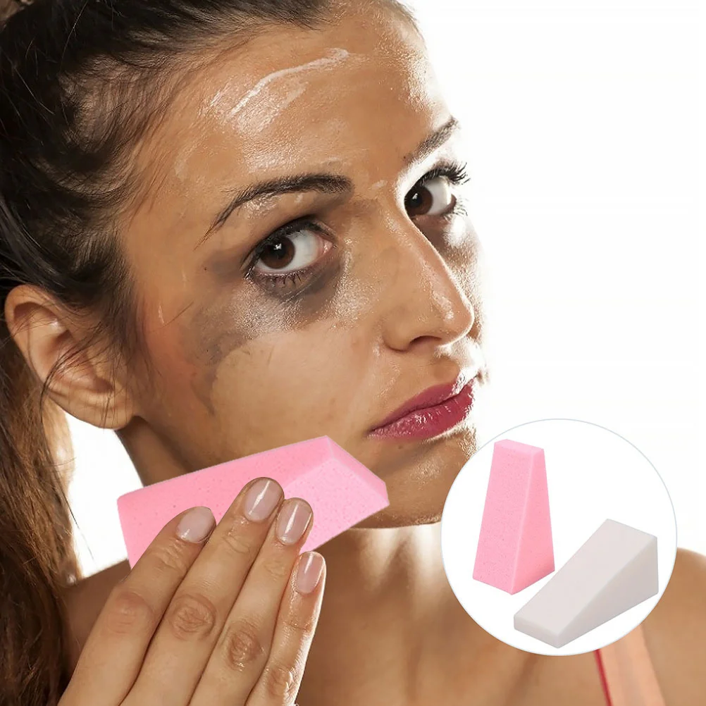 30 pezzi soffio di cipria geometrico piccolo applicatore di fondotinta in spugna per trucco durevole portatile a doppio uso per polvere di crema