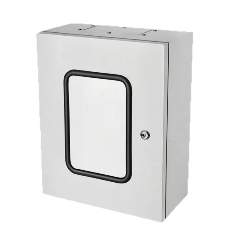 Equipment distribution box IP66 waterproof button control box with transparent door y
