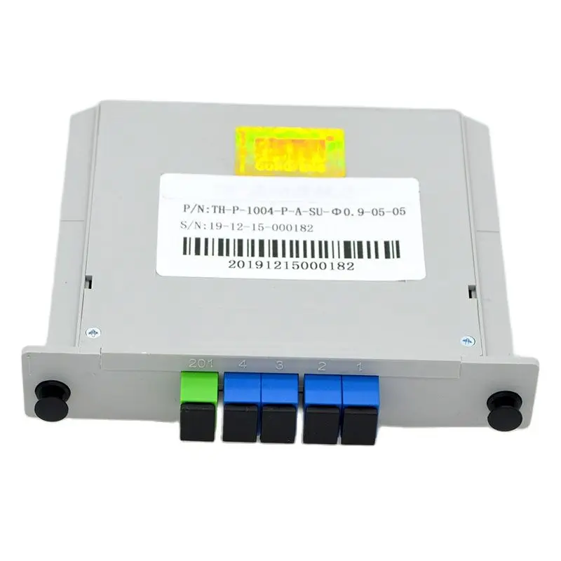 

Hot Sell 1X4 FTTH Fiber Optic Splitter Box SC PLC Planar WaveguideType Splitter Optical Communication Equipment Wholesale