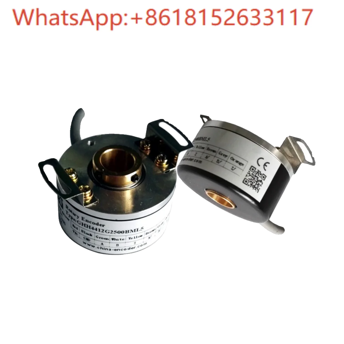 Инкрементальный поворотный энкодер со сквозными отверстиями серии GHH44, полый вал