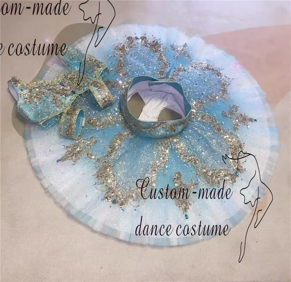 Pirate dancer, female variation, split style handmade beaded ballet skirt performance, tutu skirt for children and adults