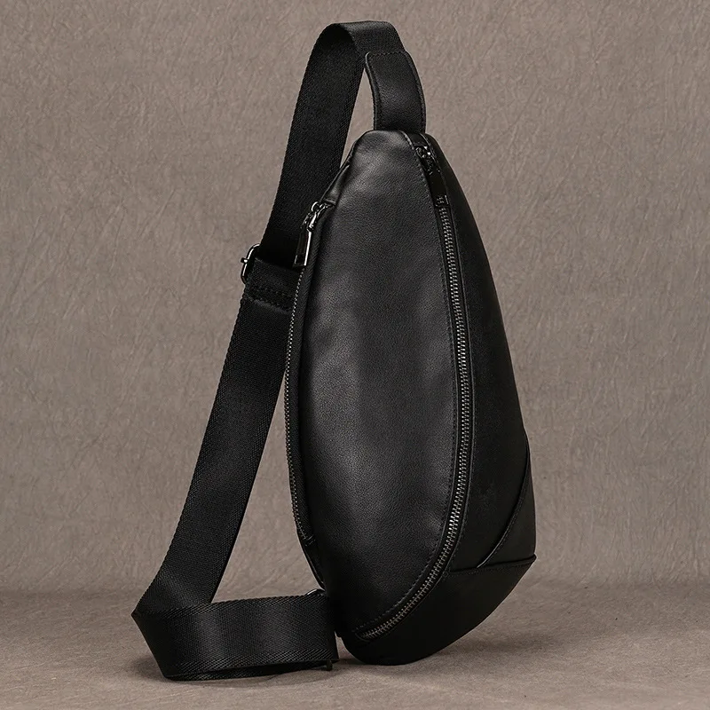 

Cellphone Men Chest Bags Outdoor Shoulder Leisure Multi-functional Chest Bags Exercise Leather Bag Eine Brusttasche MHXB