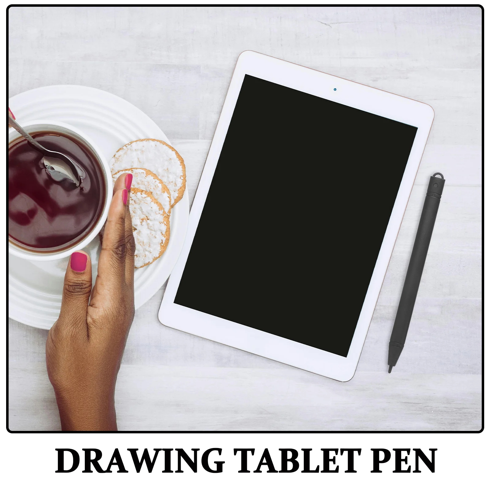 6 قطع من أقلام لوحة الرسم LCD للكتابة بسلاسة وقبضة مريحة لتعلم الألوان أداة الرسم والتفاعل بين الوالدين