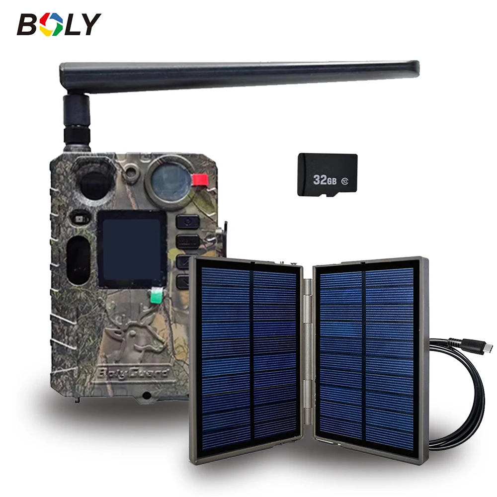 

Boly 4G Wireless Wild Trail Camera 4K 37MP UHD Outdoor Cellular Camera Night Vision 940nm For Wildlife Monitoring(BG410-MS)