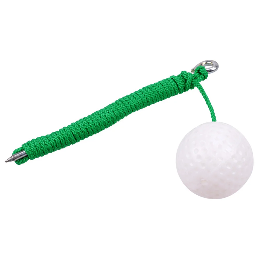 

Golf Swing Training Rope Ball Durable Metal Connector For Posture Correction Skill Improvement Portable Golfing Exercise