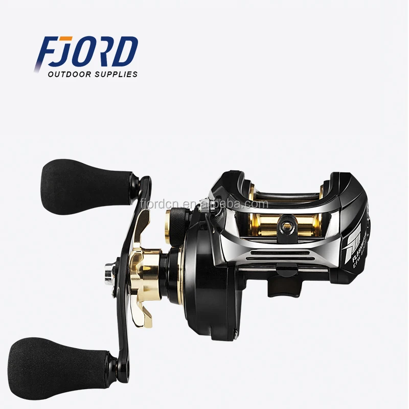 FJORD aluminum fishing reel for fishing line counter fishing reel baitcasting sea rod wheel