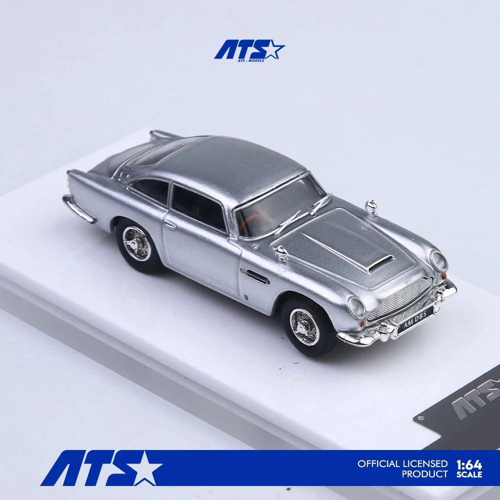 予約注文-ats-1-64-db5-シルバーペイントシミュレーション合金カーモデル（趣味、コレクション、ディスプレイ用）