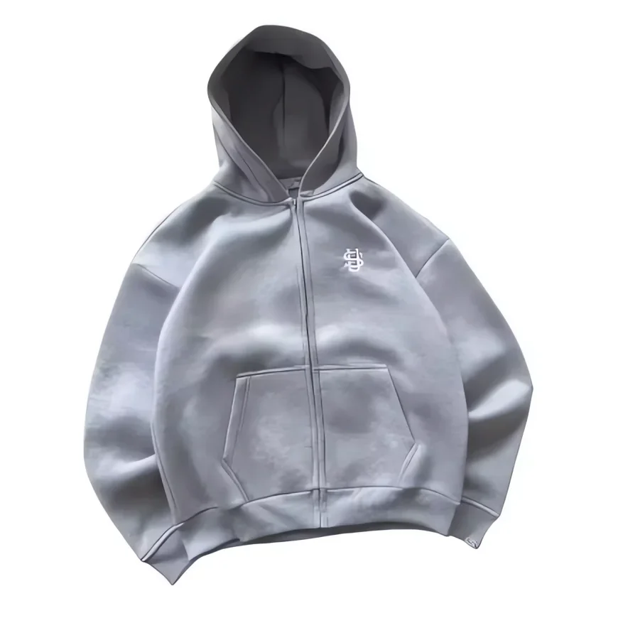 2026 Herbst/Winter Mode Stickerei Harajuku Y2K Reißverschluss-Hoodie Damen Street Y2K Neue Punk Sportbekleidung Unisex Lässiger Hoodie – Detail 3