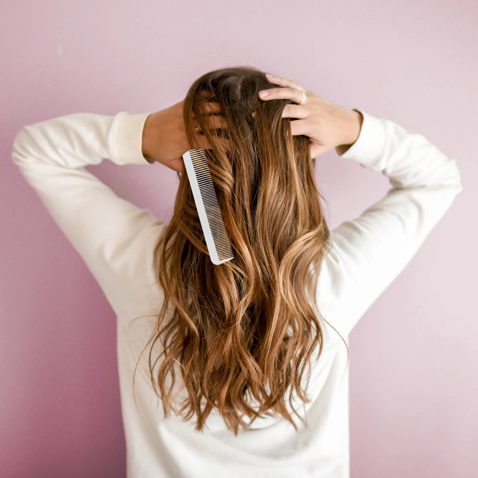 

2Pcs S Shape Hairdressing Comb Professional Barber Hair Styling Salon Haircut Tool Durable Plastic Hair Comb Fashion Hair-Comb