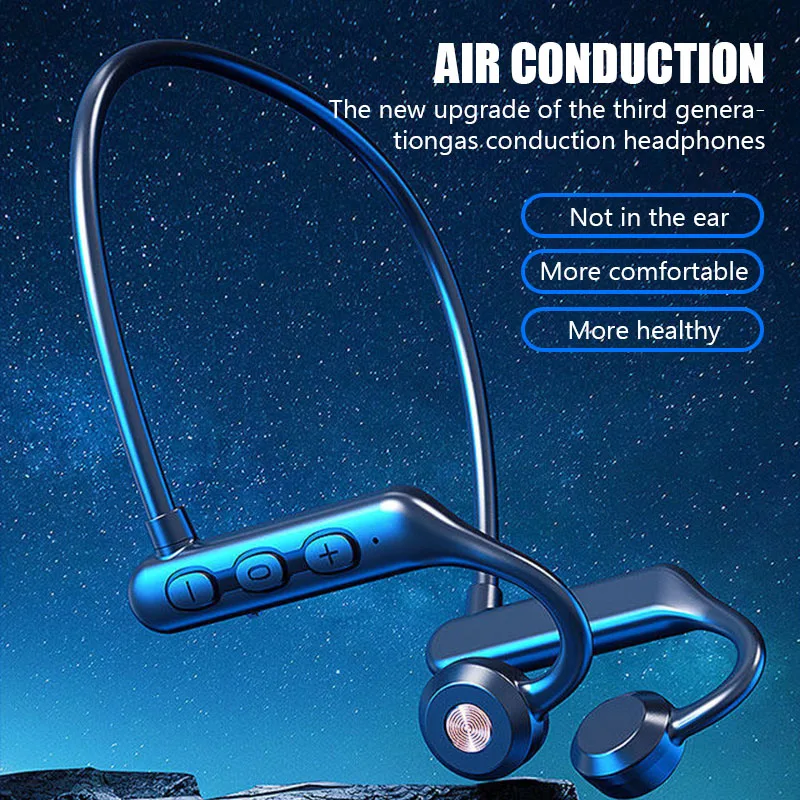 G25 Wireless Headset Bluetooth Earphone Headphones 5.3 Bone Conducting OpenEAR Large Capacity Battery Stereo Waterproof Earbuds