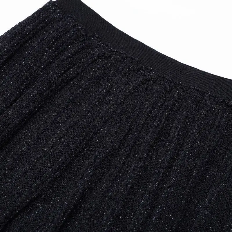 Elegant Knitted Midi Half Skirt with Heavy Embroidery And 3D Flowers for Women South Oil High Quality Summer Autumn New Style