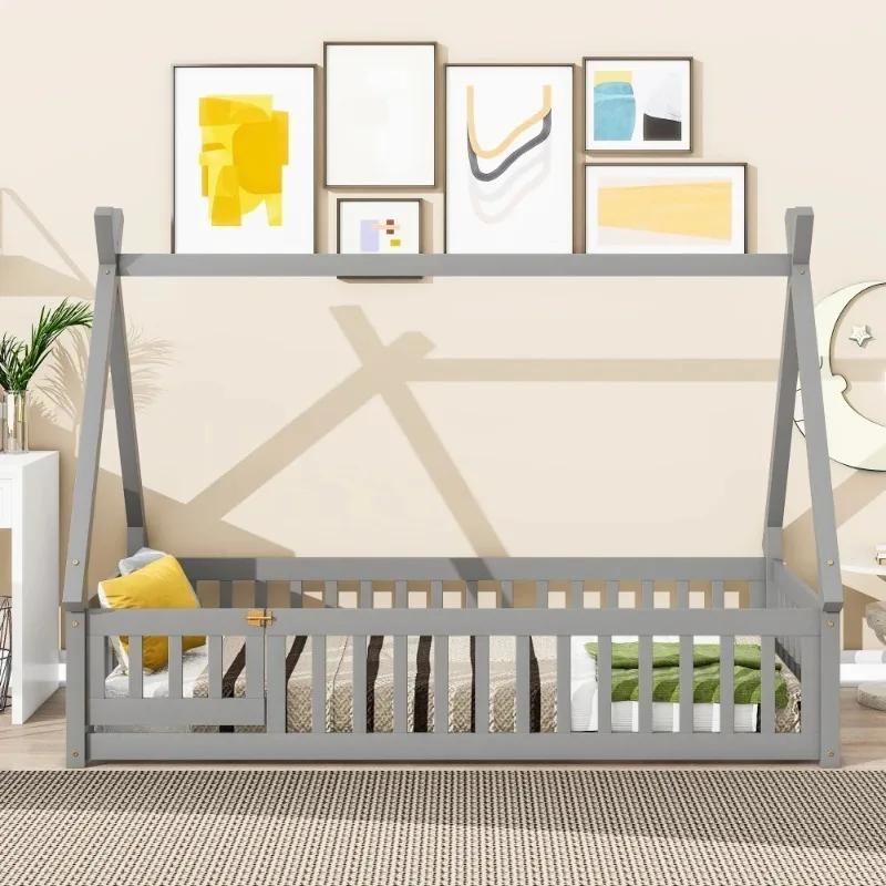 سرير وإطارات قاعدة حاوية سرير مزدوج خشبية إطارات سرير كوين مع أريكة تخزين 135x190 Envío أثاث مجاني لغرفة النوم