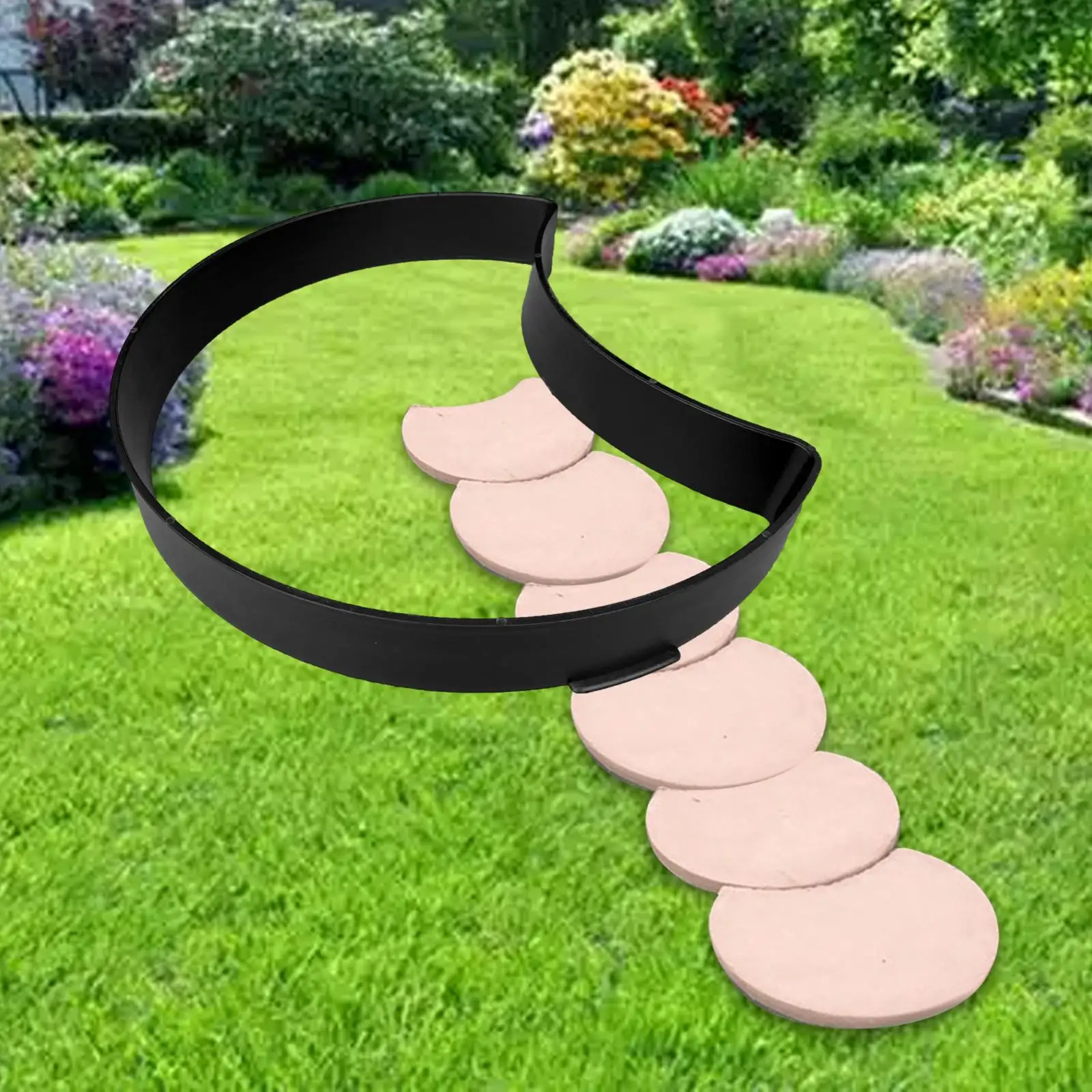 DIY Path Maker Garden Path Paving Paver Pathway Brick Model Decorative Concrete Cement Model Stepping Stone Paver for Yard
