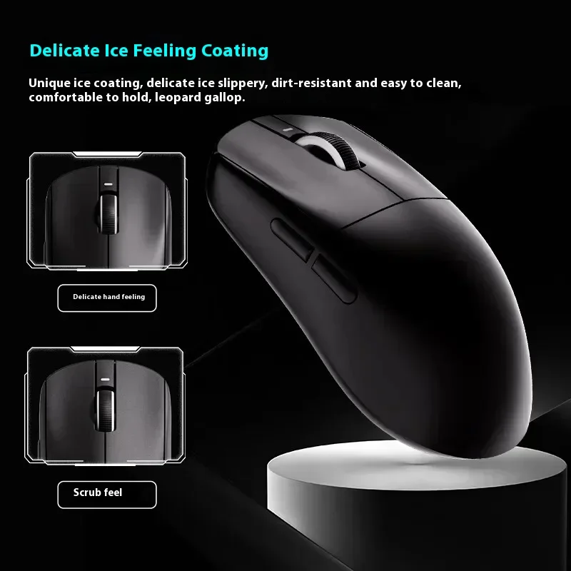 VGN VXE R1 Pro Max Mouse Tri Mode Wireless Mouse Custom PAW3395 SE Nordic52840 2000Hz Polling Rate Gaming Mice Akcesoria PC