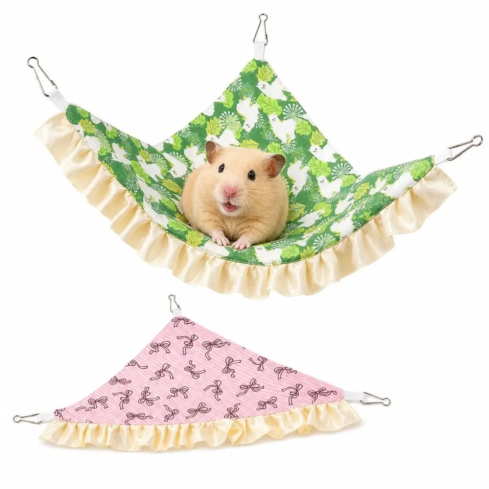 Hanging Breathable PET Hammock Metal Compact Small Pet Hammock Corner Hanging Corner Bed For Squirrel