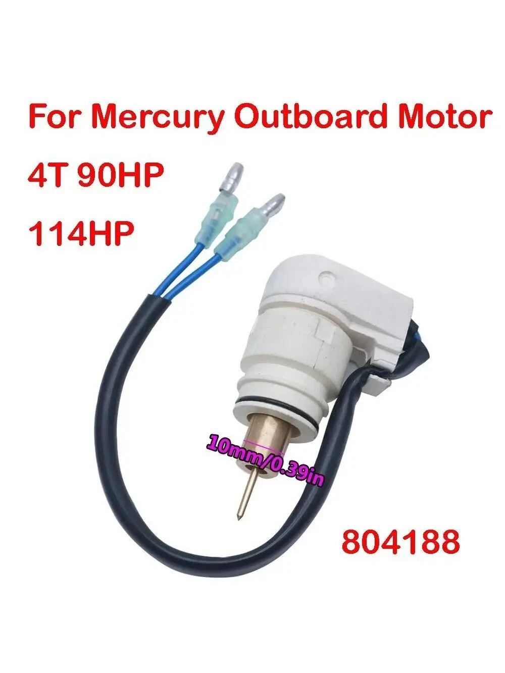 Martian Short Cable Prime Starter For Mercury Outboard Motor 4 Stroke 90HP 114HP 804188