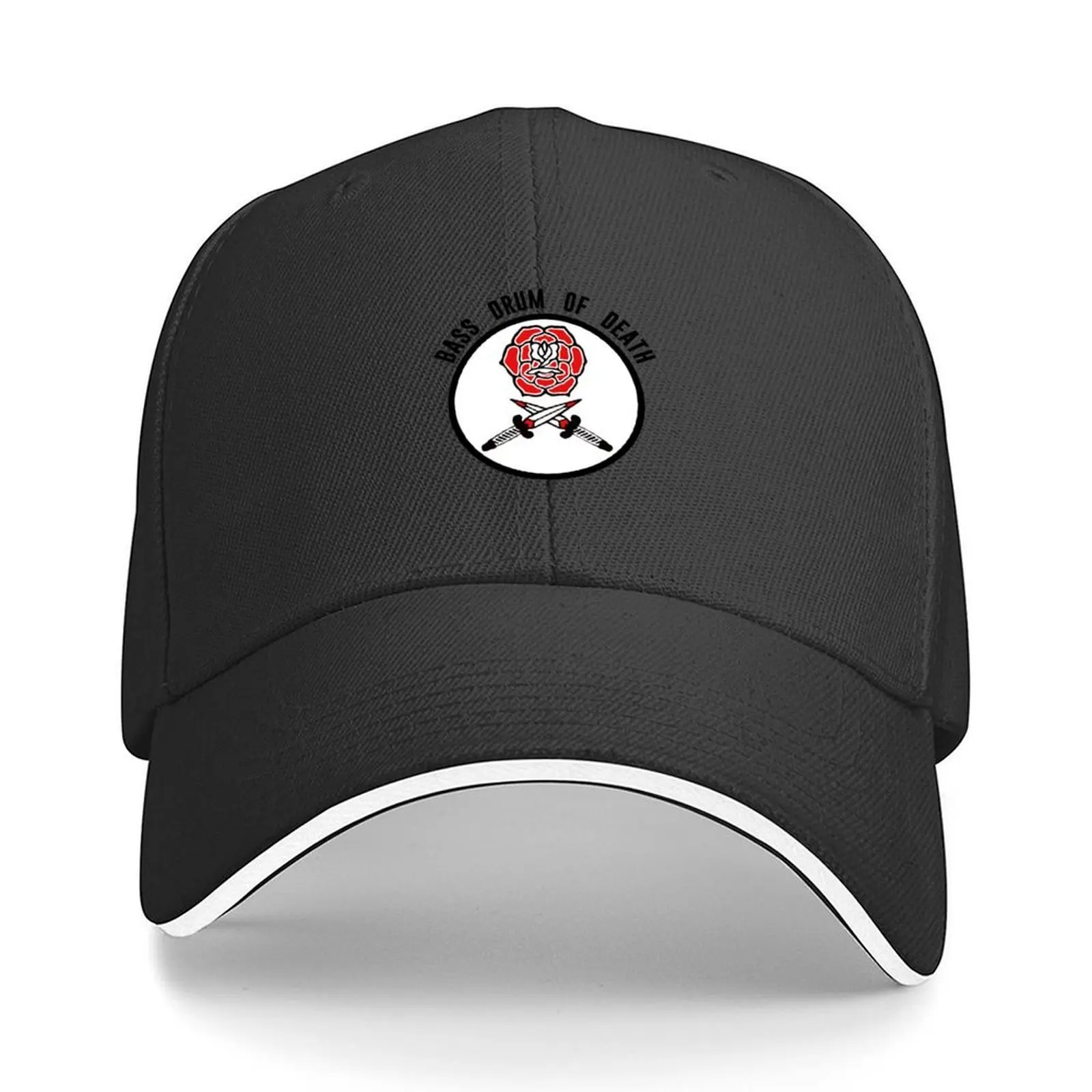 

Bass Drum of Death High Quality Logo Light Classic T-Shirt Baseball Cap Sunhat Golf Wear Baseball Men Women's